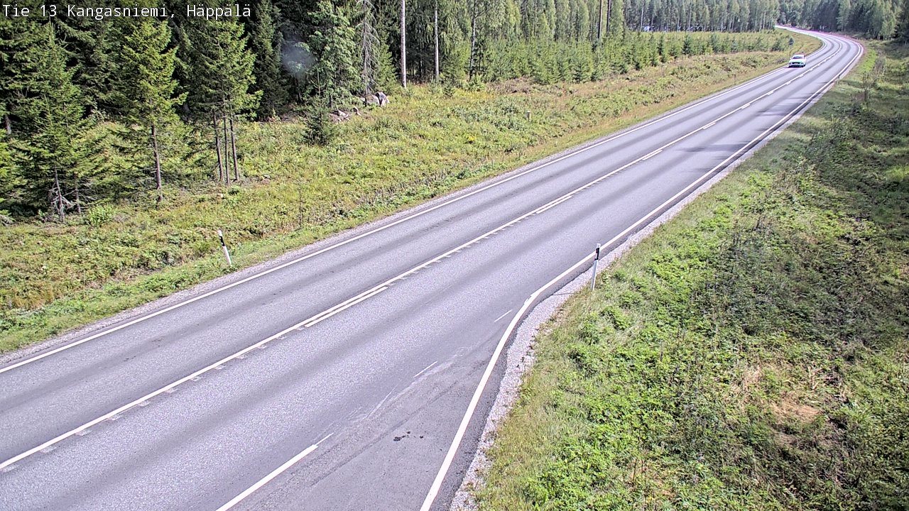 Weather Camera Image Road 13 Kangasniemi, Häppälä, Kangasniemi, Etelä-Savo