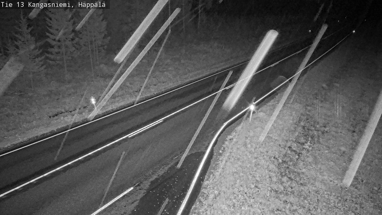 Weather Camera Image Road 13 Kangasniemi, Häppälä, Kangasniemi, Etelä-Savo