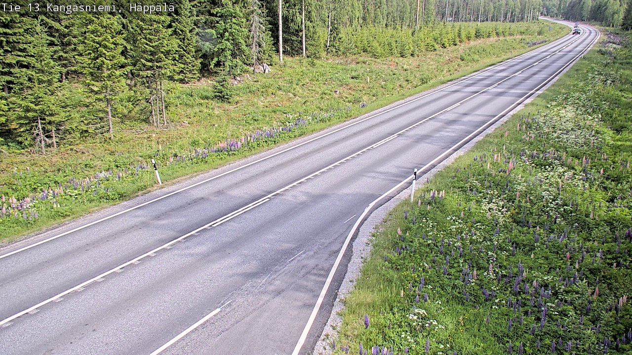 Kelikamerat Kuva Tie 13 Kangasniemi, Häppälä, Kangasniemi, Etelä-Savo