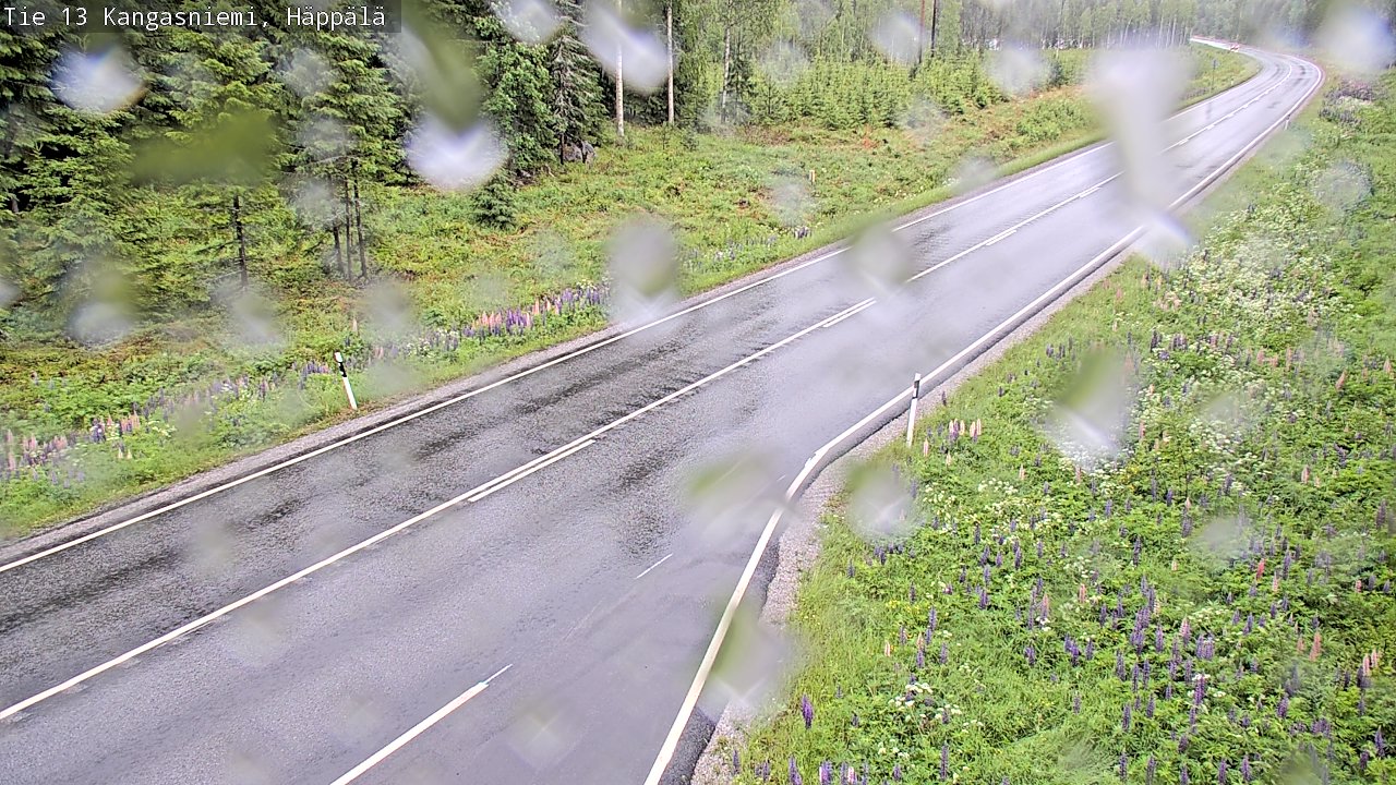 Weather Camera Image Väg 13 Kangasniemi, Häppälä, Kangasniemi, Etelä-Savo