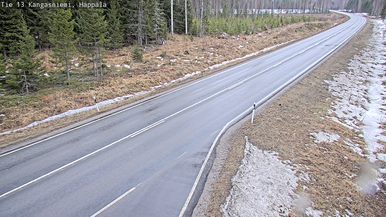 Weather Camera Image Road 13 Kangasniemi, Häppälä, Kangasniemi, Etelä-Savo