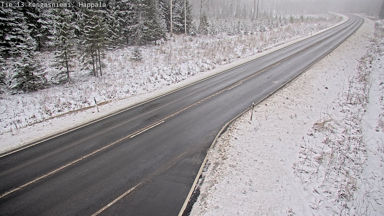 Weather Camera Image Väg 13 Kangasniemi, Häppälä, Kangasniemi, Etelä-Savo