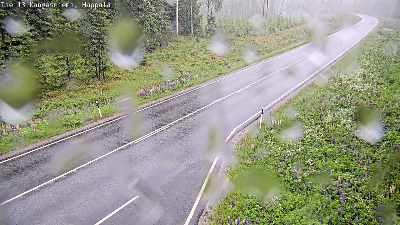 Weather Camera Image Väg 13 Kangasniemi, Häppälä, Kangasniemi, Etelä-Savo