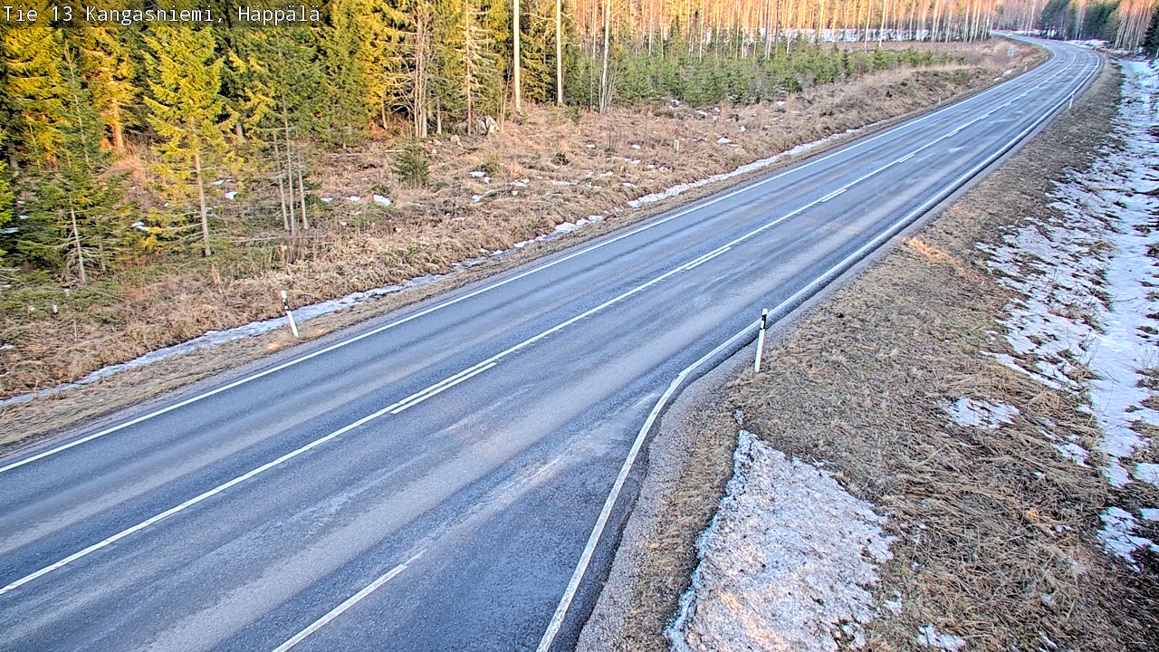Weather Camera Image Road 13 Kangasniemi, Häppälä, Kangasniemi, Etelä-Savo