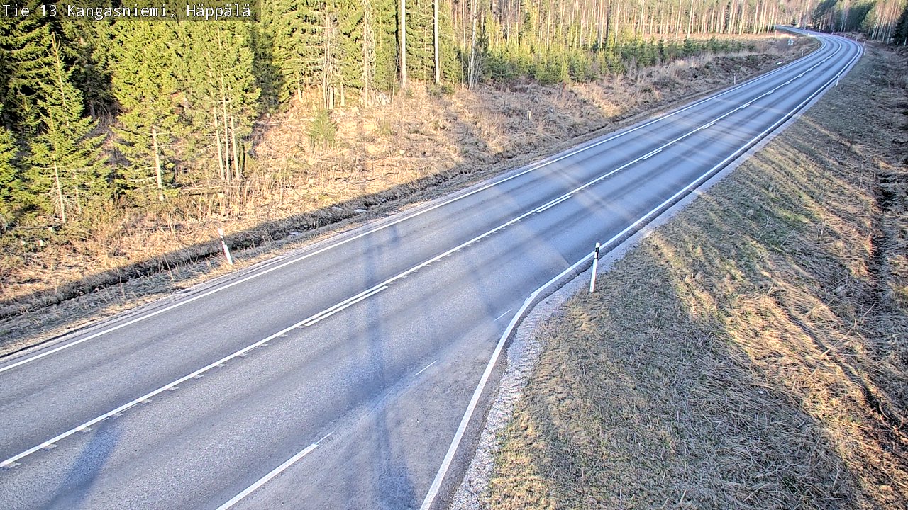 Weather Camera Image Väg 13 Kangasniemi, Häppälä, Kangasniemi, Etelä-Savo