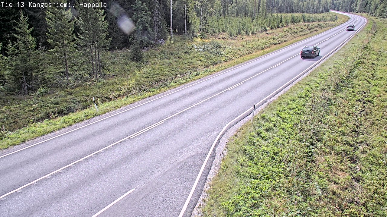 Kelikamerat Kuva Tie 13 Kangasniemi, Häppälä, Kangasniemi, Etelä-Savo