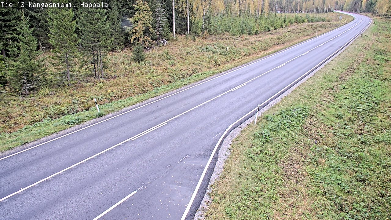 Weather Camera Image Road 13 Kangasniemi, Häppälä, Kangasniemi, Etelä-Savo