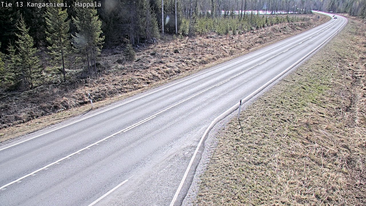Weather Camera Image Road 13 Kangasniemi, Häppälä, Kangasniemi, Etelä-Savo