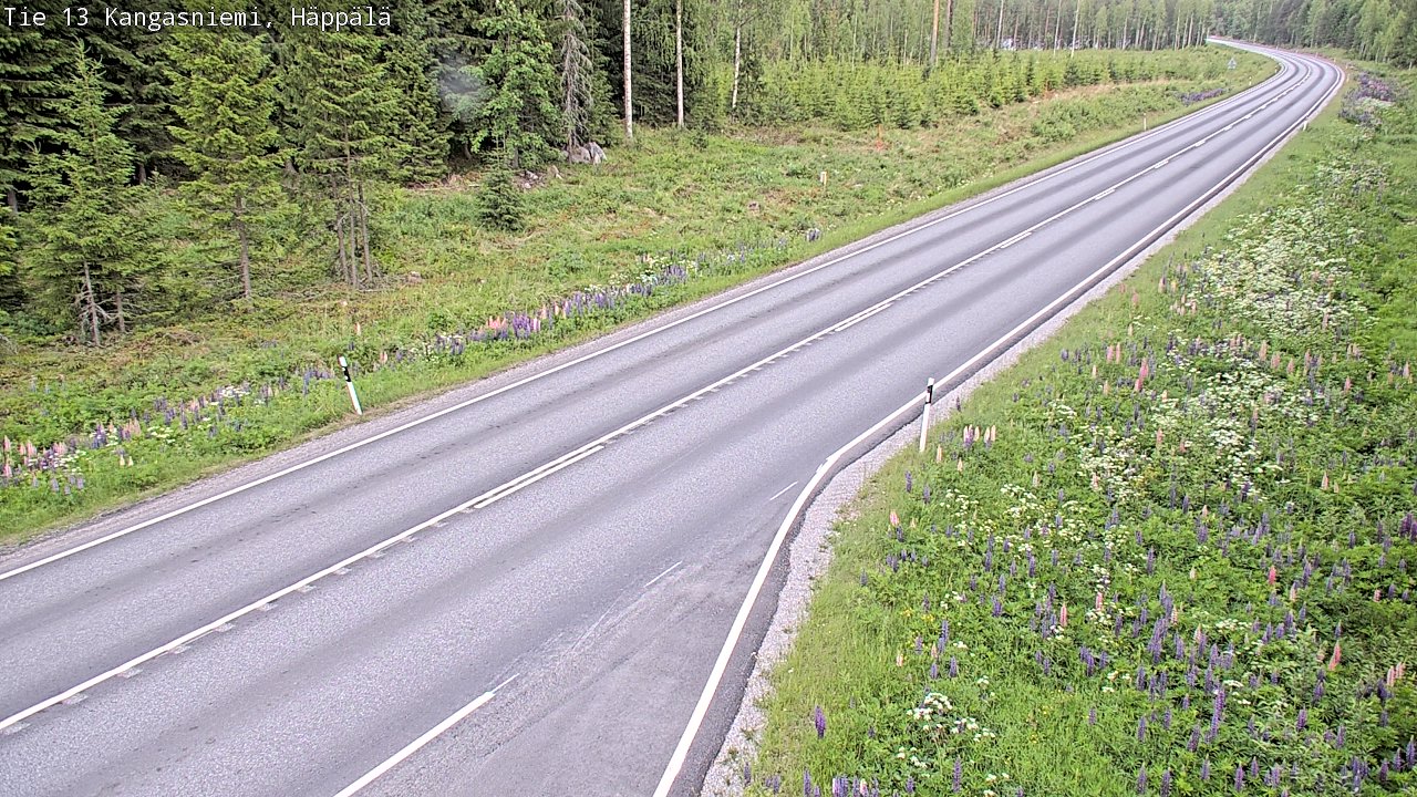 Kelikamerat Kuva Tie 13 Kangasniemi, Häppälä, Kangasniemi, Etelä-Savo
