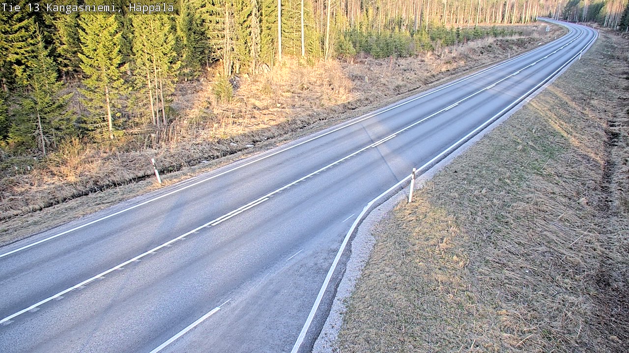 Weather Camera Image Väg 13 Kangasniemi, Häppälä, Kangasniemi, Etelä-Savo