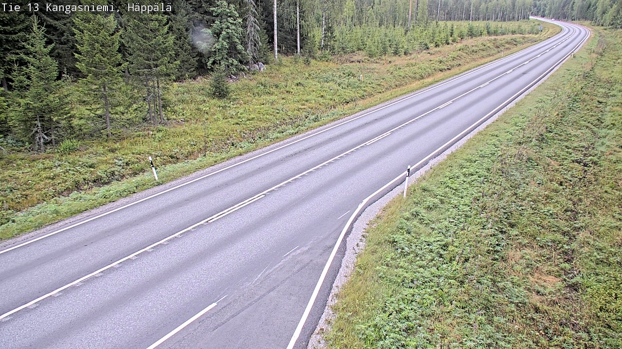 Weather Camera Image Road 13 Kangasniemi, Häppälä, Kangasniemi, Etelä-Savo