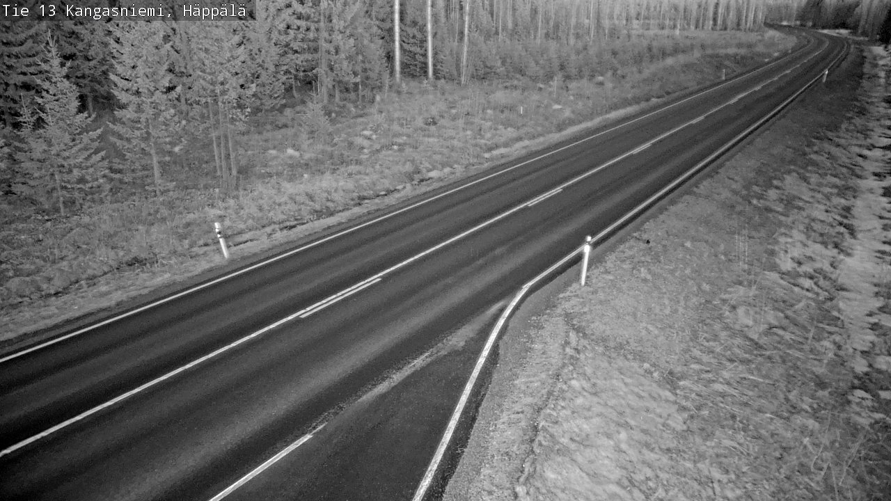 Weather Camera Image Road 13 Kangasniemi, Häppälä, Kangasniemi, Etelä-Savo
