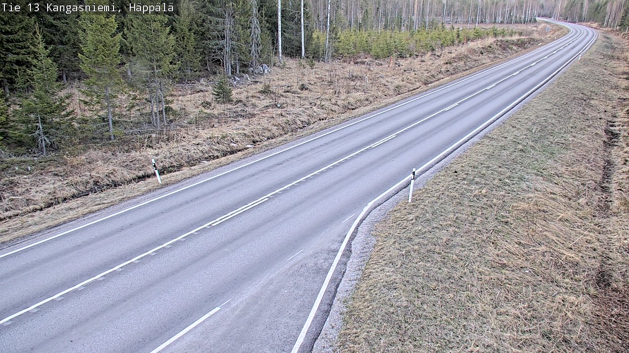 Weather Camera Image Road 13 Kangasniemi, Häppälä, Kangasniemi, Etelä-Savo