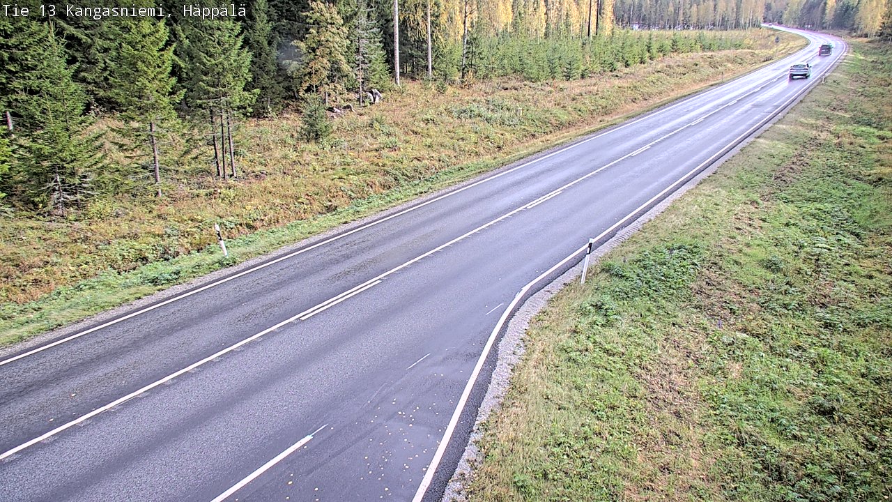 Weather Camera Image Road 13 Kangasniemi, Häppälä, Kangasniemi, Etelä-Savo