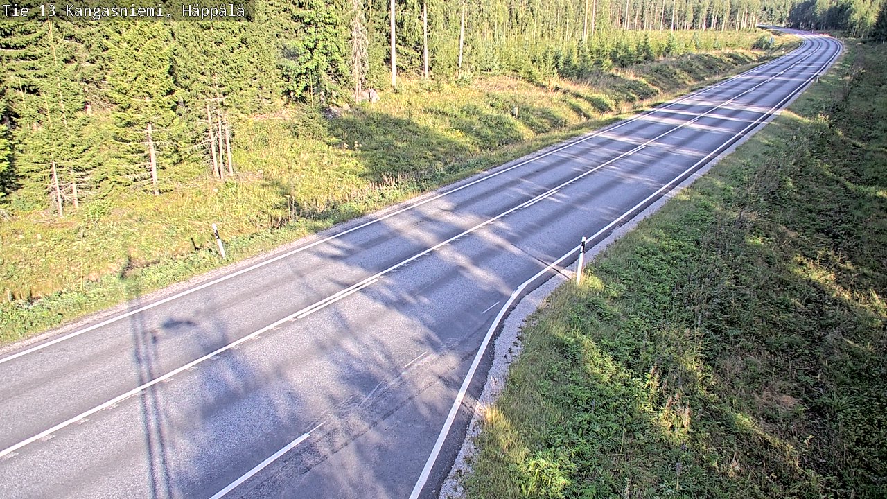 Weather Camera Image Road 13 Kangasniemi, Häppälä, Kangasniemi, Etelä-Savo