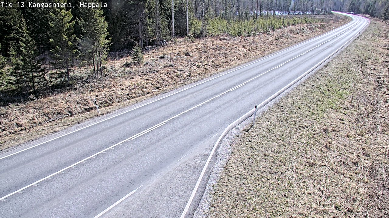 Weather Camera Image Road 13 Kangasniemi, Häppälä, Kangasniemi, Etelä-Savo