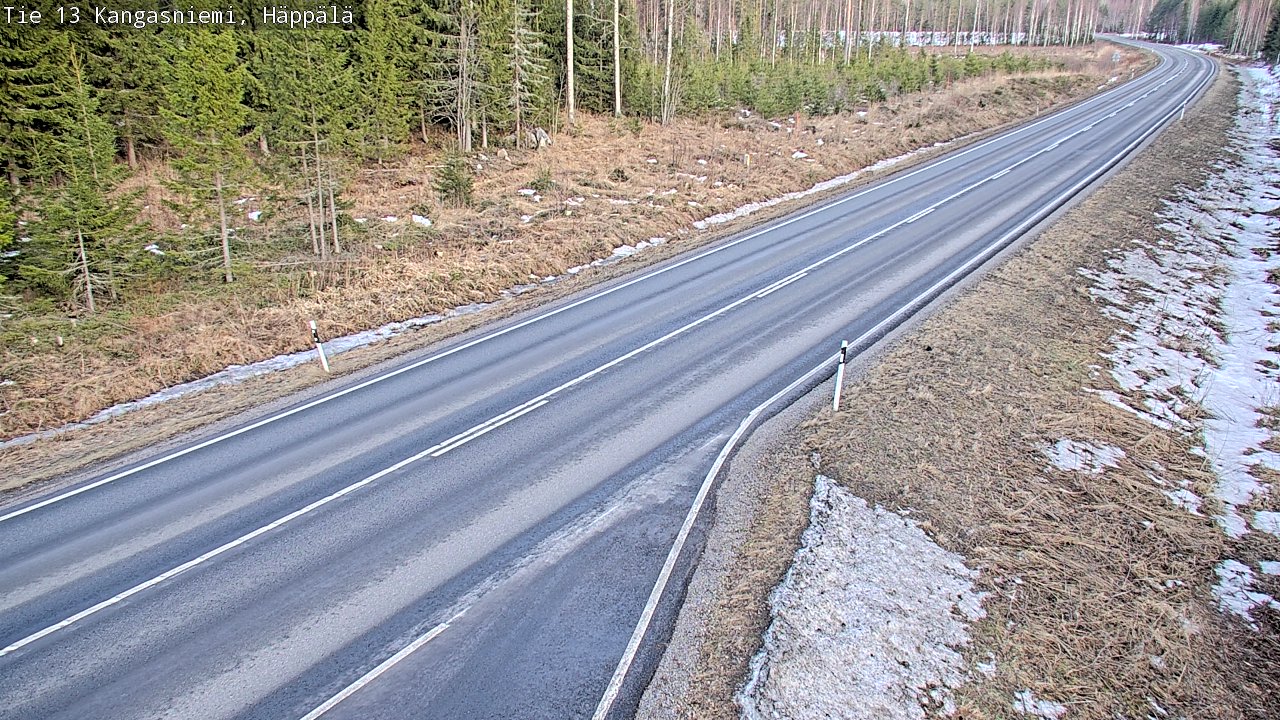 Weather Camera Image Road 13 Kangasniemi, Häppälä, Kangasniemi, Etelä-Savo
