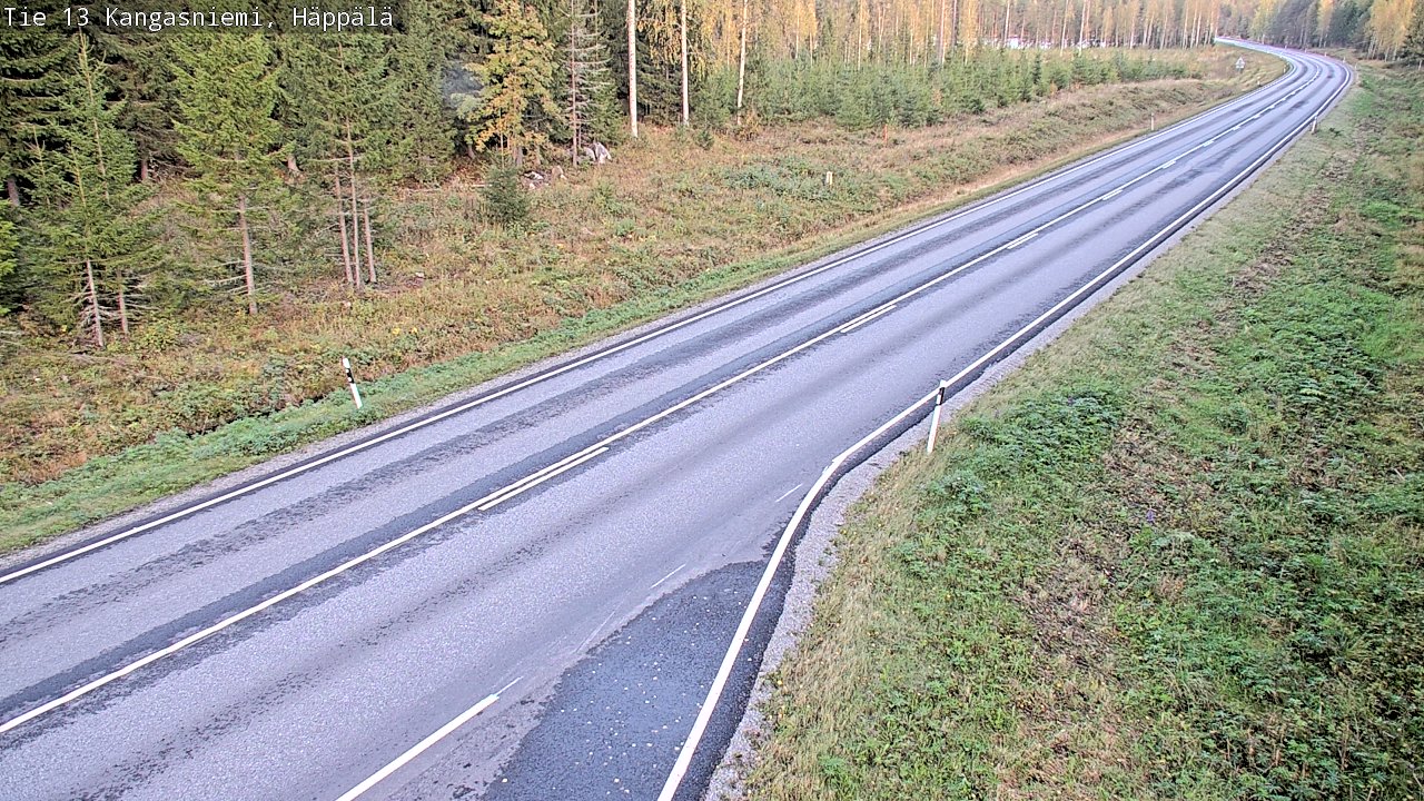 Weather Camera Image Road 13 Kangasniemi, Häppälä, Kangasniemi, Etelä-Savo