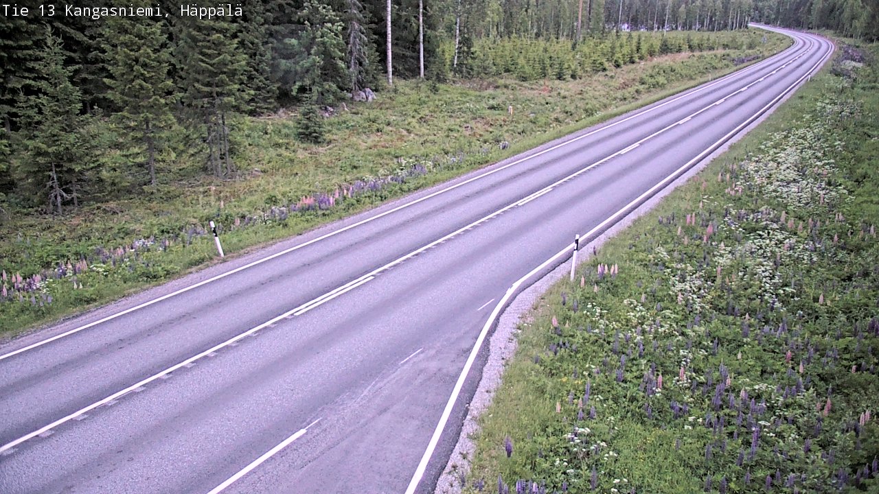 Kelikamerat Kuva Tie 13 Kangasniemi, Häppälä, Kangasniemi, Etelä-Savo