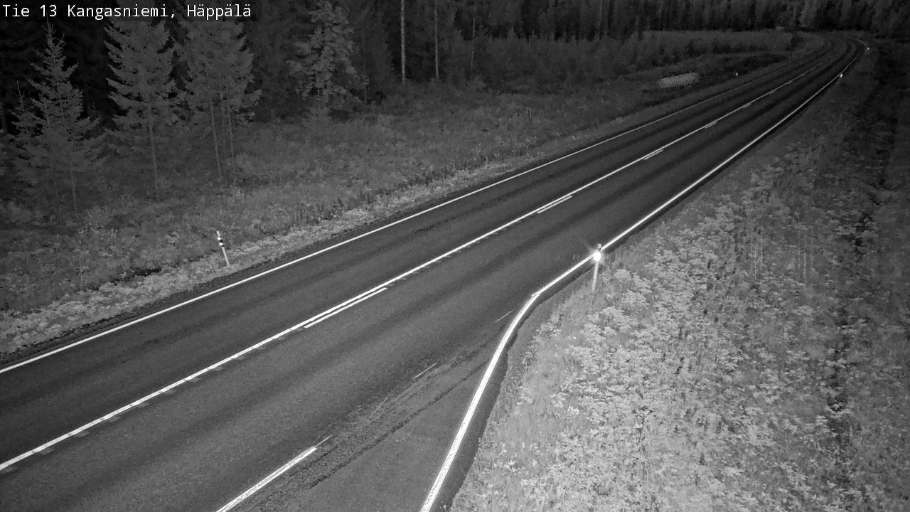 Weather Camera Image Road 13 Kangasniemi, Häppälä, Kangasniemi, Etelä-Savo