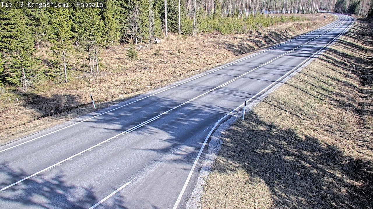 Weather Camera Image Väg 13 Kangasniemi, Häppälä, Kangasniemi, Etelä-Savo