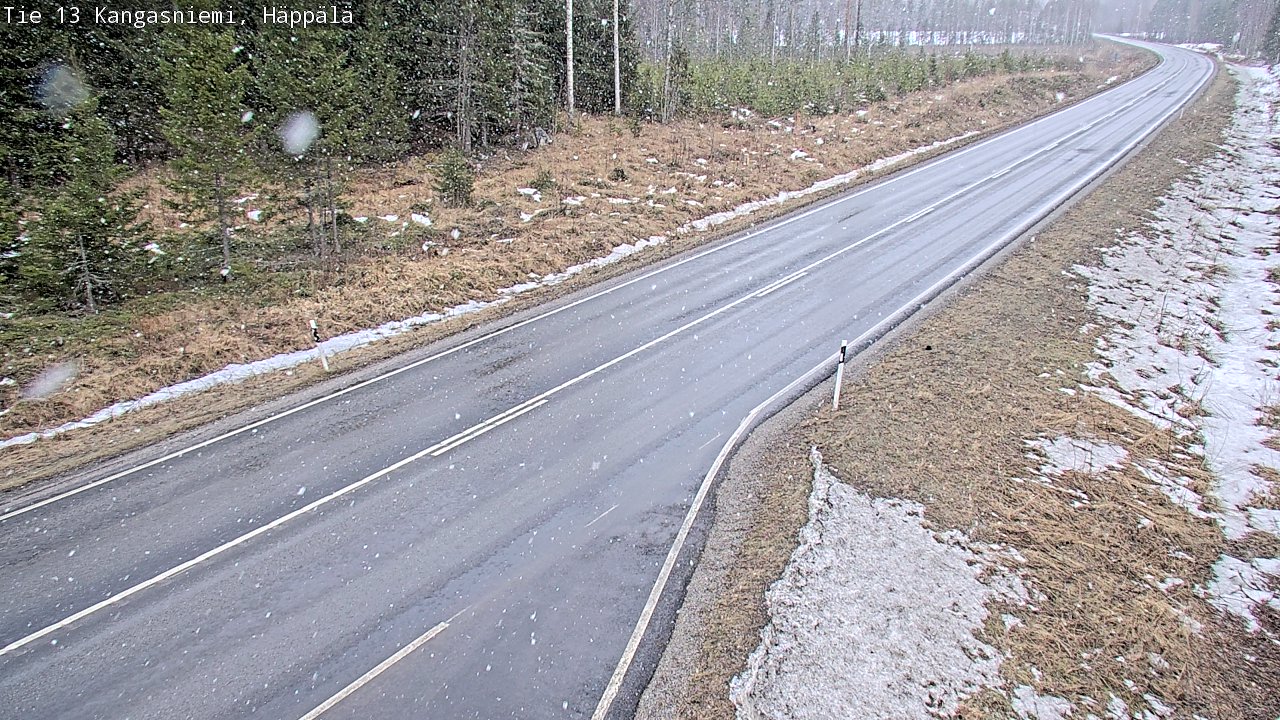 Weather Camera Image Road 13 Kangasniemi, Häppälä, Kangasniemi, Etelä-Savo