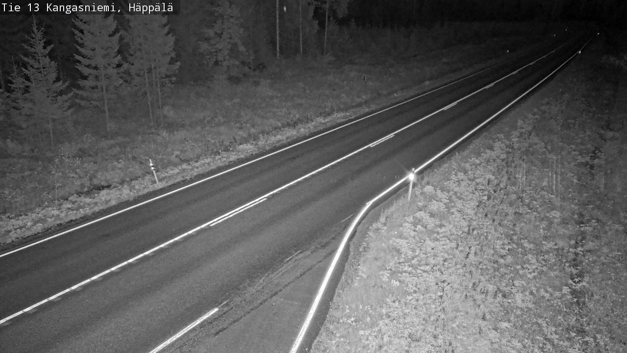 Weather Camera Image Road 13 Kangasniemi, Häppälä, Kangasniemi, Etelä-Savo