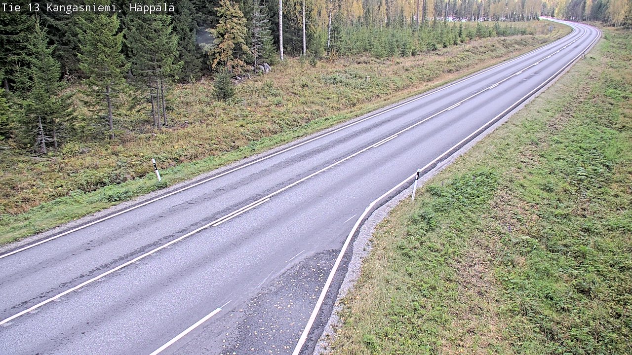 Kelikamerat Kuva Tie 13 Kangasniemi, Häppälä, Kangasniemi, Etelä-Savo