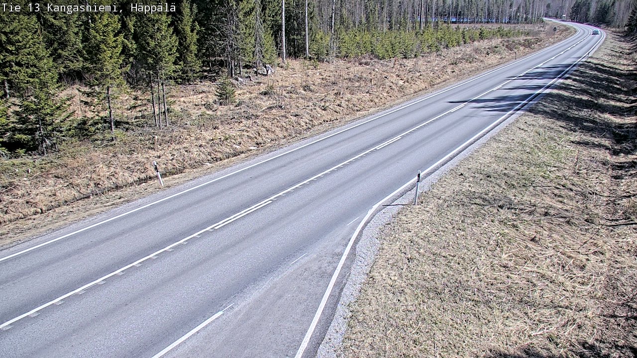 Weather Camera Image Väg 13 Kangasniemi, Häppälä, Kangasniemi, Etelä-Savo