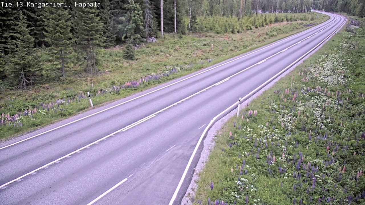 Kelikamerat Kuva Tie 13 Kangasniemi, Häppälä, Kangasniemi, Etelä-Savo