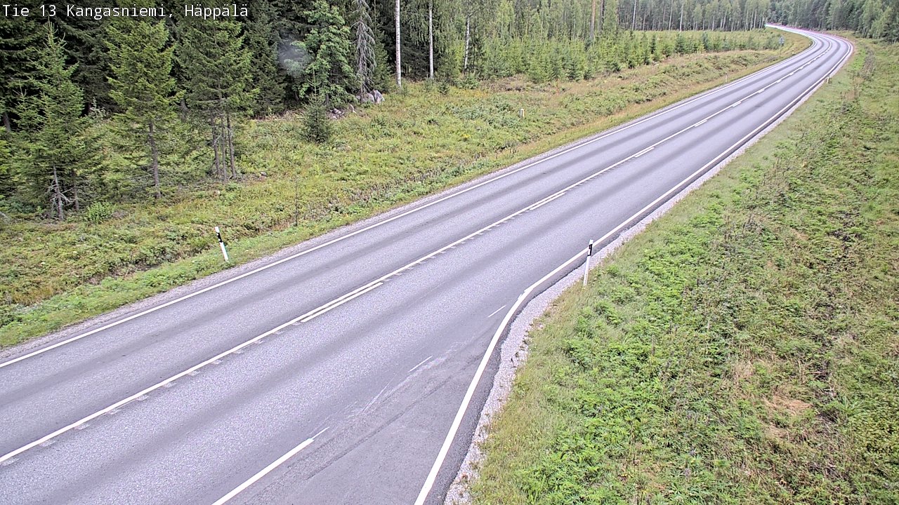 Kelikamerat Kuva Tie 13 Kangasniemi, Häppälä, Kangasniemi, Etelä-Savo