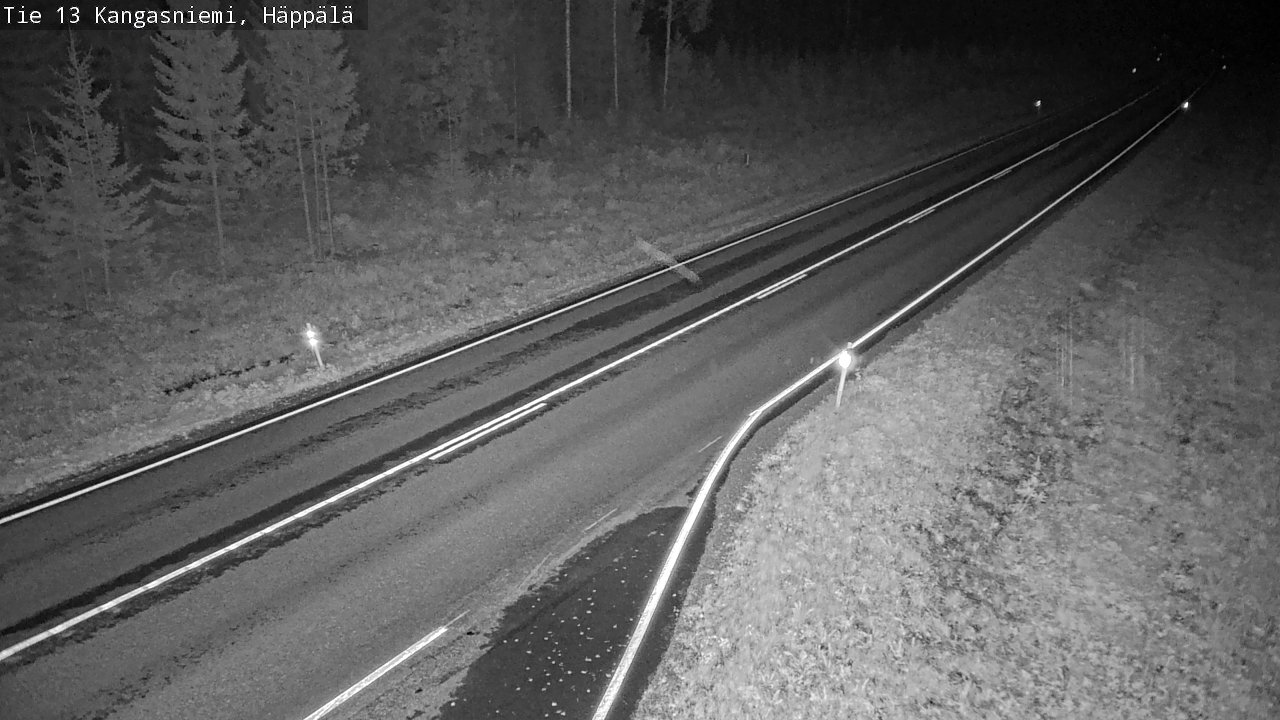 Weather Camera Image Road 13 Kangasniemi, Häppälä, Kangasniemi, Etelä-Savo