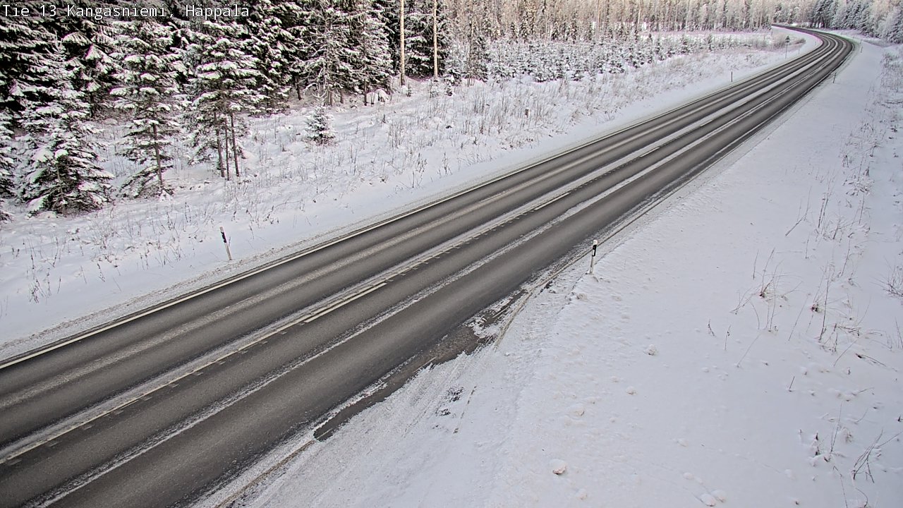 Weather Camera Image Väg 13 Kangasniemi, Häppälä, Kangasniemi, Etelä-Savo