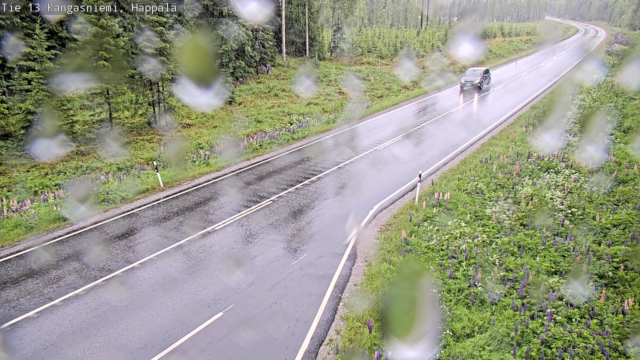 Weather Camera Image Väg 13 Kangasniemi, Häppälä, Kangasniemi, Etelä-Savo