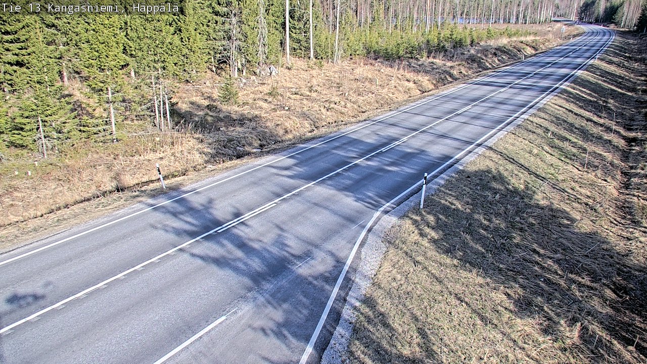 Weather Camera Image Väg 13 Kangasniemi, Häppälä, Kangasniemi, Etelä-Savo