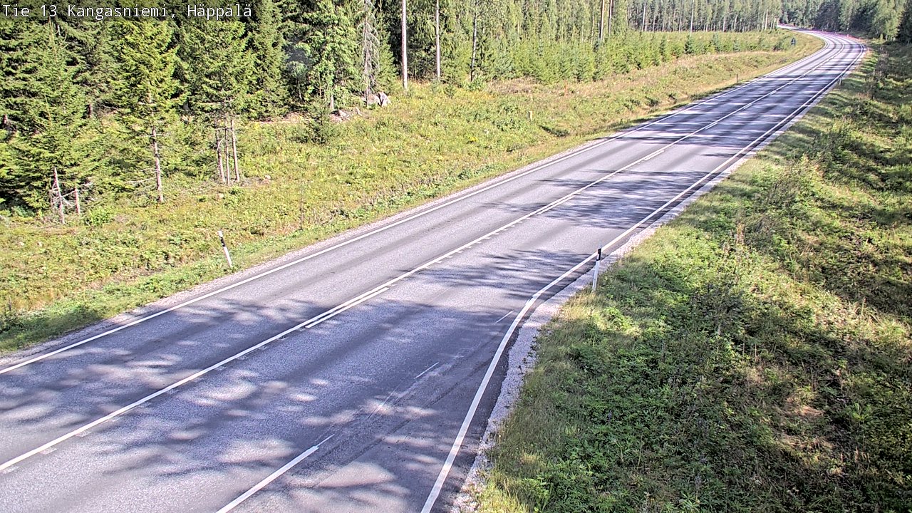 Weather Camera Image Road 13 Kangasniemi, Häppälä, Kangasniemi, Etelä-Savo