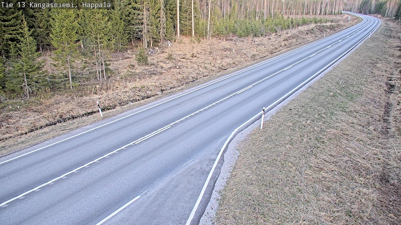 Weather Camera Image Väg 13 Kangasniemi, Häppälä, Kangasniemi, Etelä-Savo