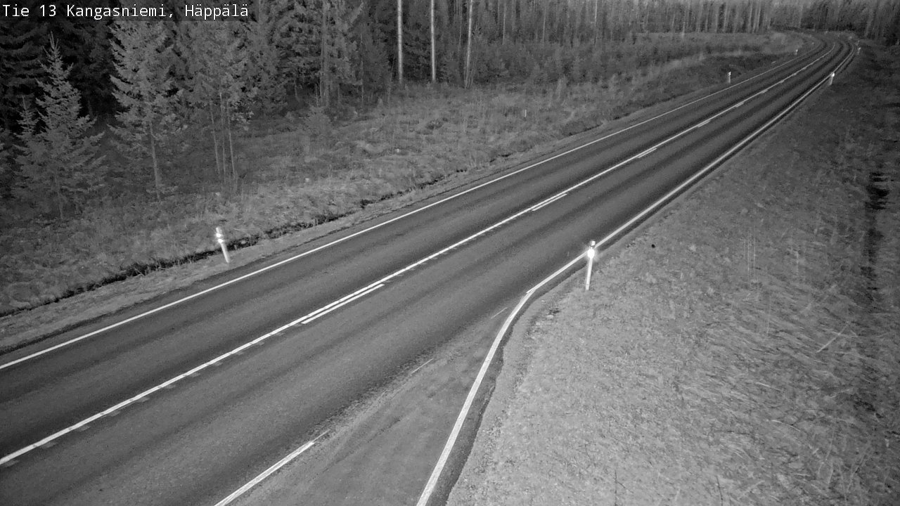 Weather Camera Image Väg 13 Kangasniemi, Häppälä, Kangasniemi, Etelä-Savo