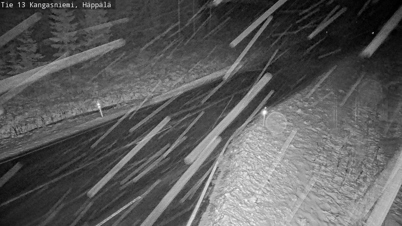 Weather Camera Image Väg 13 Kangasniemi, Häppälä, Kangasniemi, Etelä-Savo