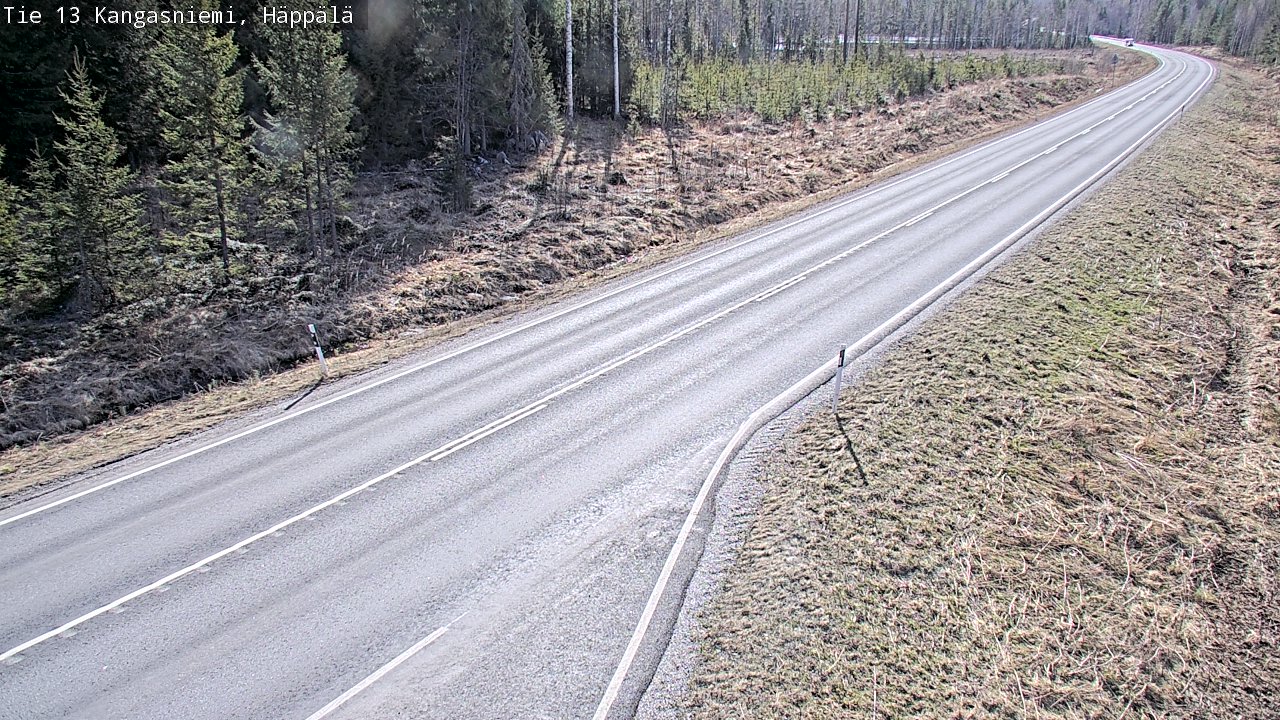 Weather Camera Image Väg 13 Kangasniemi, Häppälä, Kangasniemi, Etelä-Savo