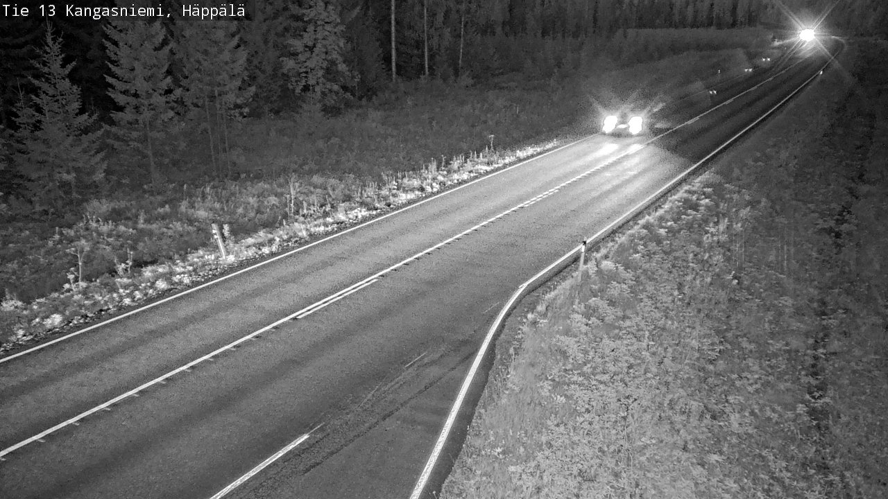 Weather Camera Image Road 13 Kangasniemi, Häppälä, Kangasniemi, Etelä-Savo