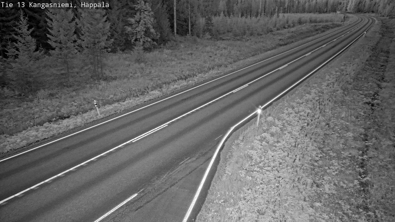 Weather Camera Image Road 13 Kangasniemi, Häppälä, Kangasniemi, Etelä-Savo