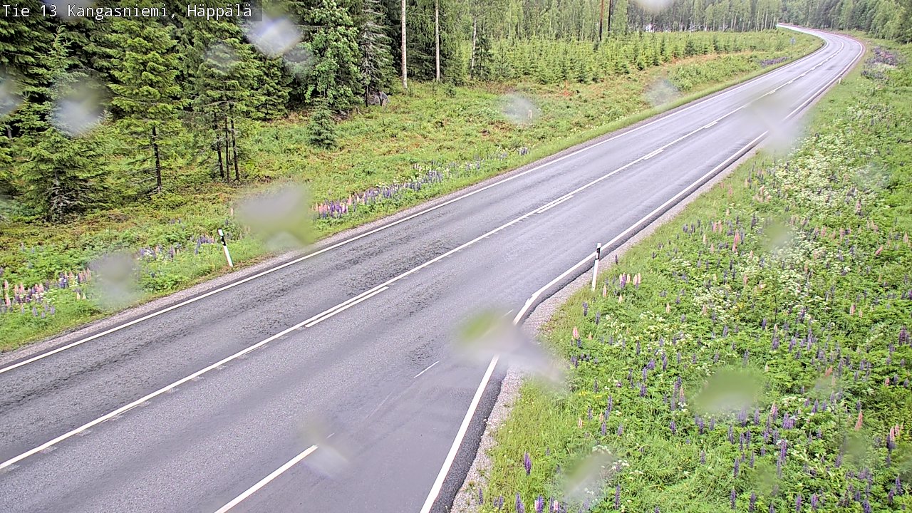 Weather Camera Image Road 13 Kangasniemi, Häppälä, Kangasniemi, Etelä-Savo
