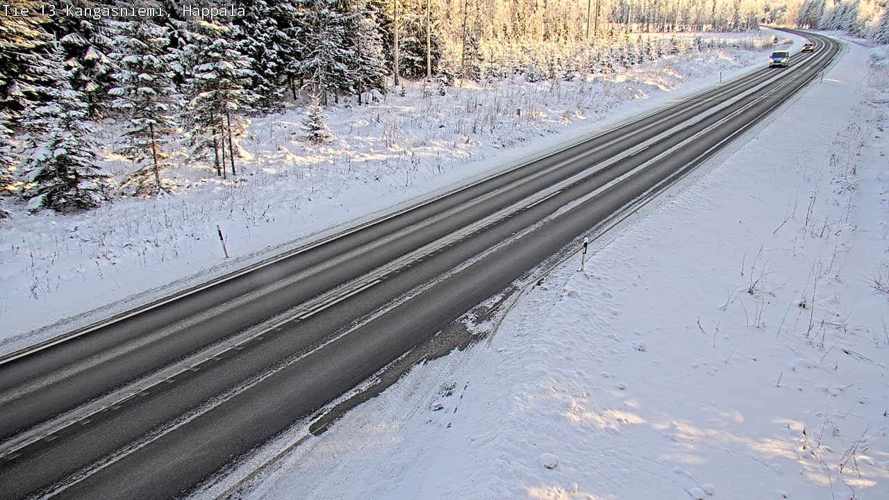 Weather Camera Image Väg 13 Kangasniemi, Häppälä, Kangasniemi, Etelä-Savo
