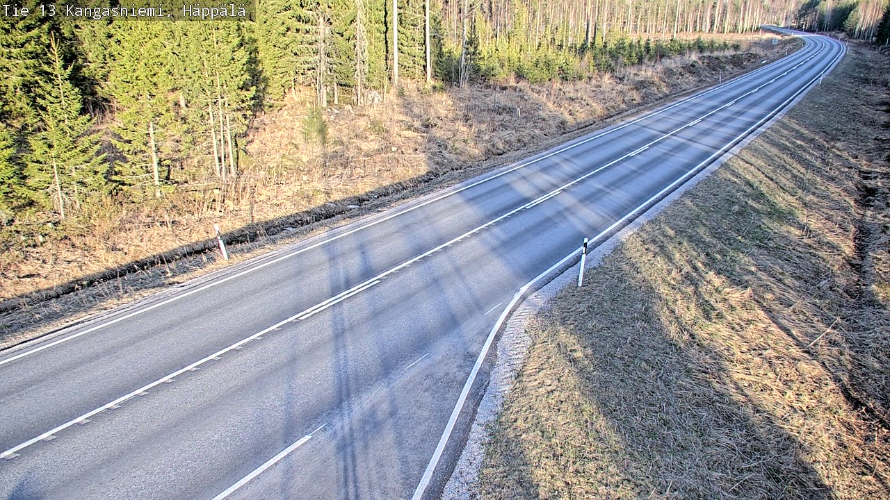 Weather Camera Image Väg 13 Kangasniemi, Häppälä, Kangasniemi, Etelä-Savo