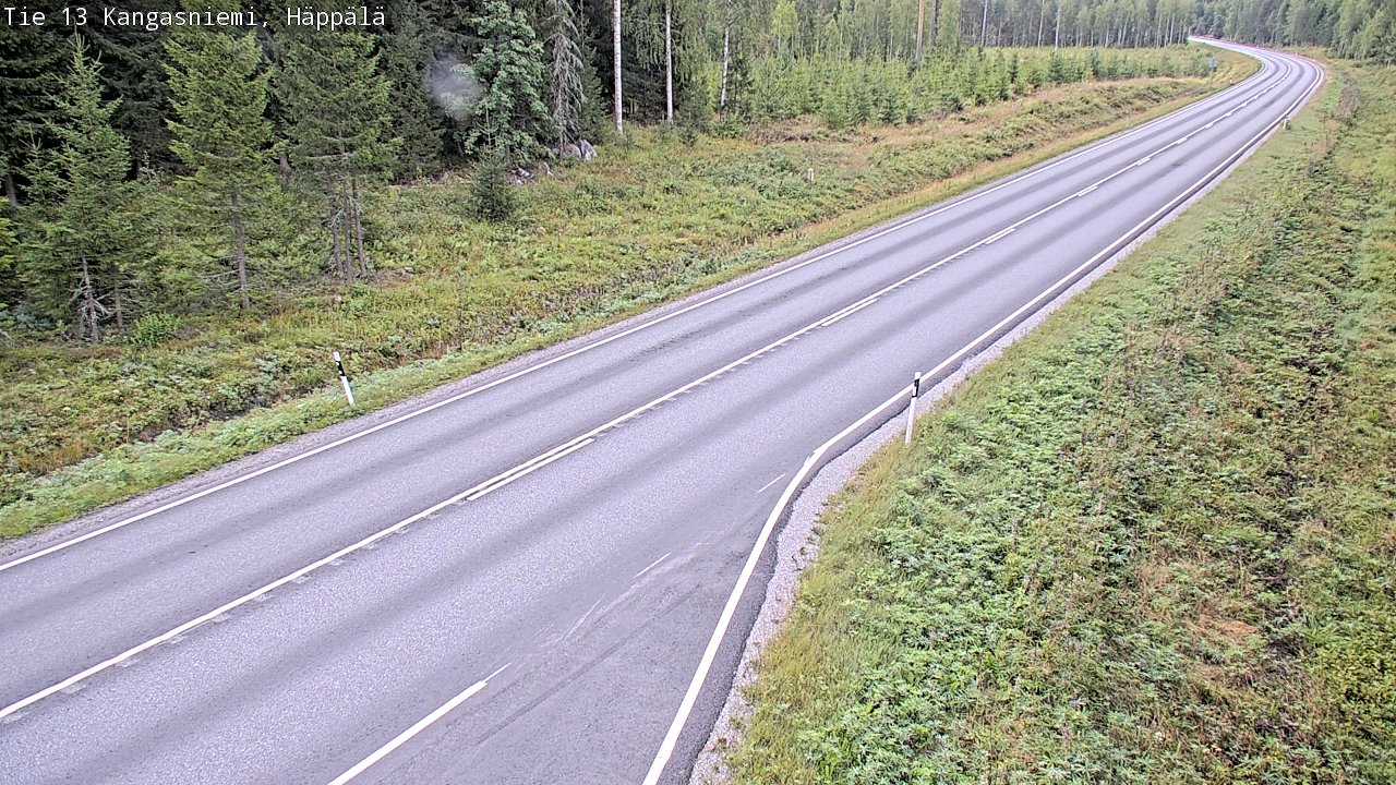 Weather Camera Image Road 13 Kangasniemi, Häppälä, Kangasniemi, Etelä-Savo