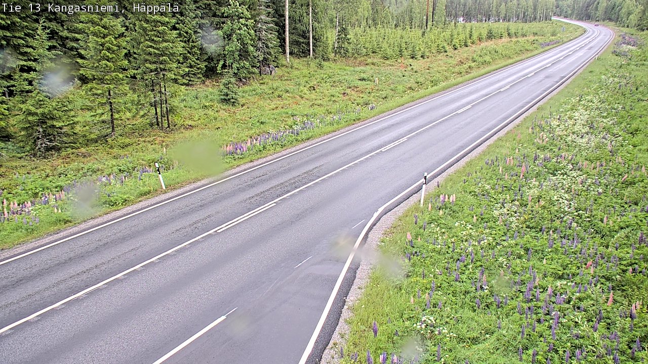 Weather Camera Image Road 13 Kangasniemi, Häppälä, Kangasniemi, Etelä-Savo