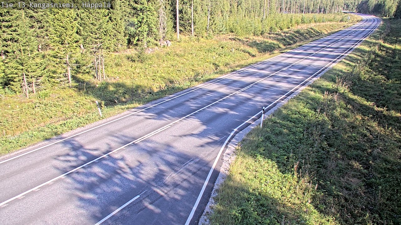 Weather Camera Image Road 13 Kangasniemi, Häppälä, Kangasniemi, Etelä-Savo