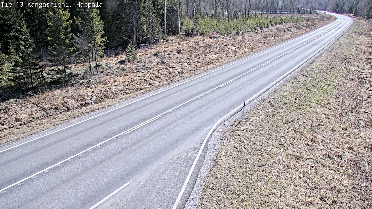 Weather Camera Image Väg 13 Kangasniemi, Häppälä, Kangasniemi, Etelä-Savo
