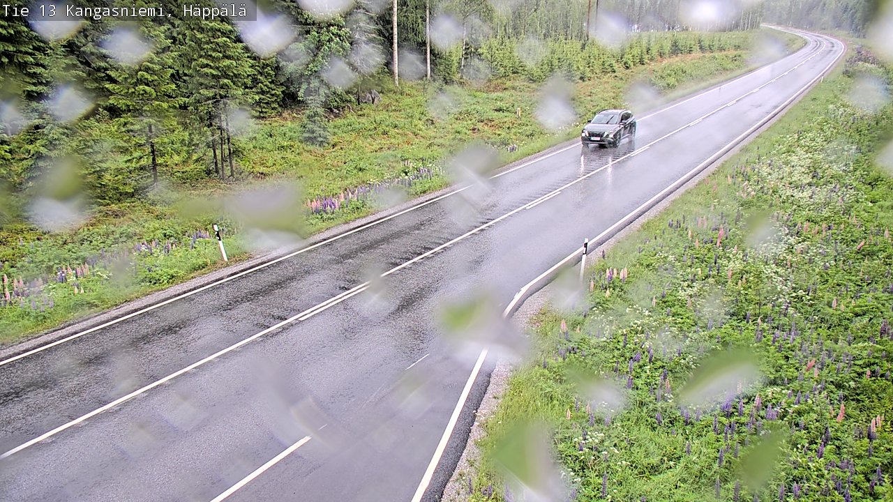 Weather Camera Image Väg 13 Kangasniemi, Häppälä, Kangasniemi, Etelä-Savo
